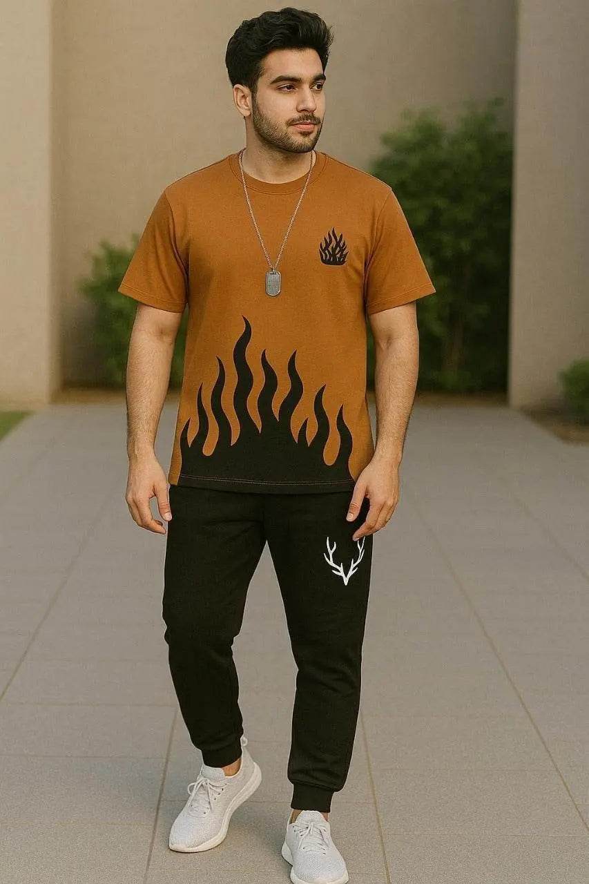 New Stylish n Premium Fire Printed Track Suits - JELLA