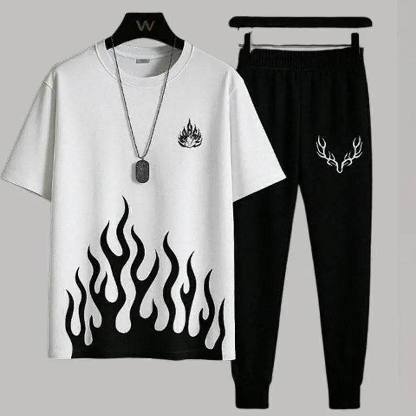 New Stylish n Premium Fire Printed Track Suits - JELLA