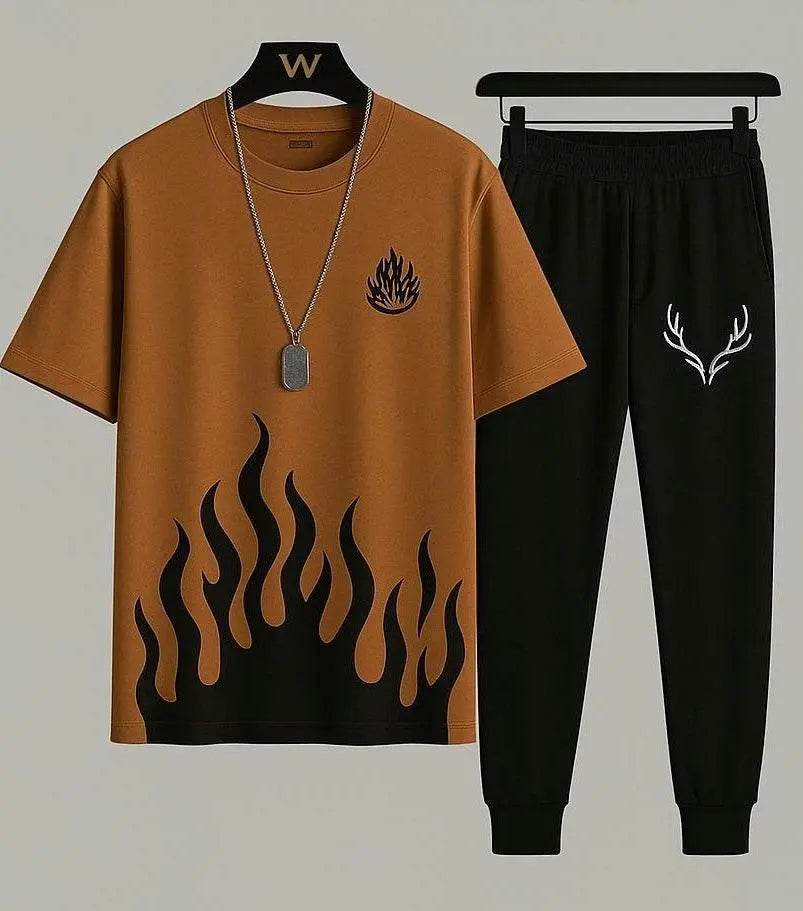 New Stylish n Premium Fire Printed Track Suits - JELLA