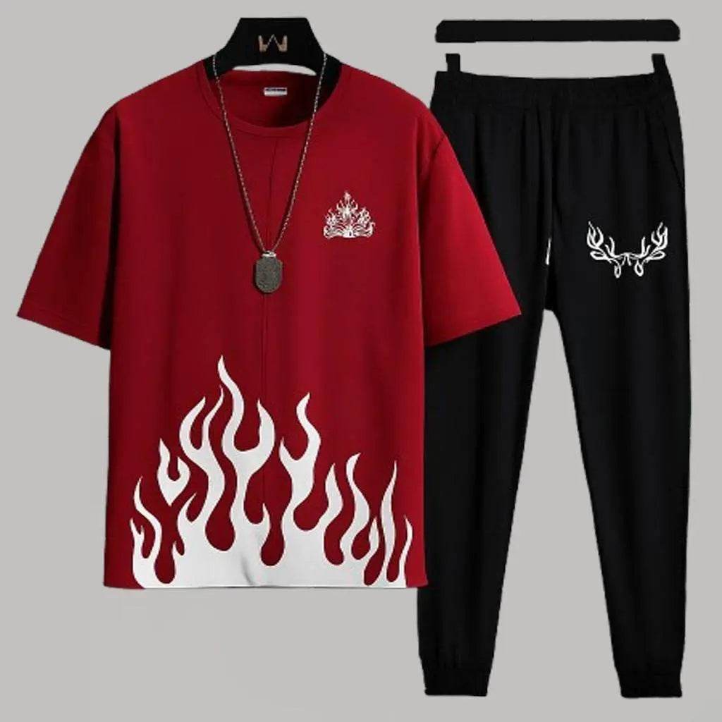 New Stylish n Premium Fire Printed Track Suits - JELLA
