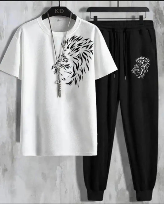 New Stylish n Premium Lion Printed Tracksuit