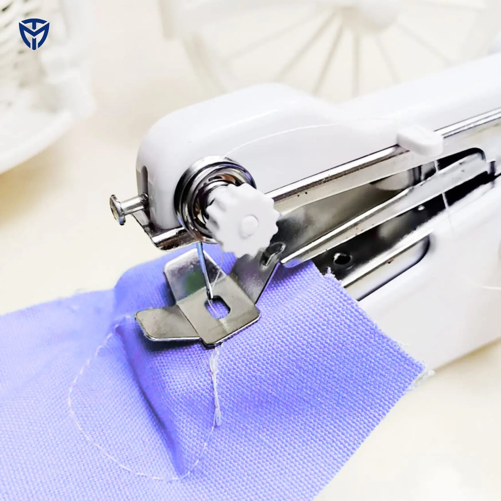 Mini Foldable Sewing (سلائ) Machine,Easy To Use,for Cloth Repairs, Fabric Stitching, Home and Travel Use - JELLA